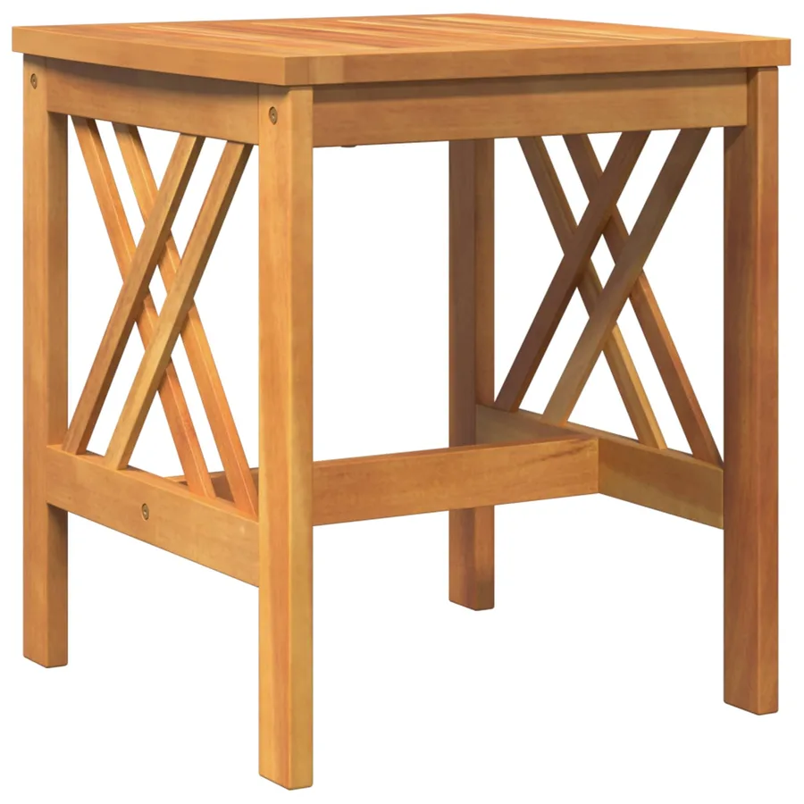 Table d'appoint Bois d'Acacia Massif Huile Naturelle - 5