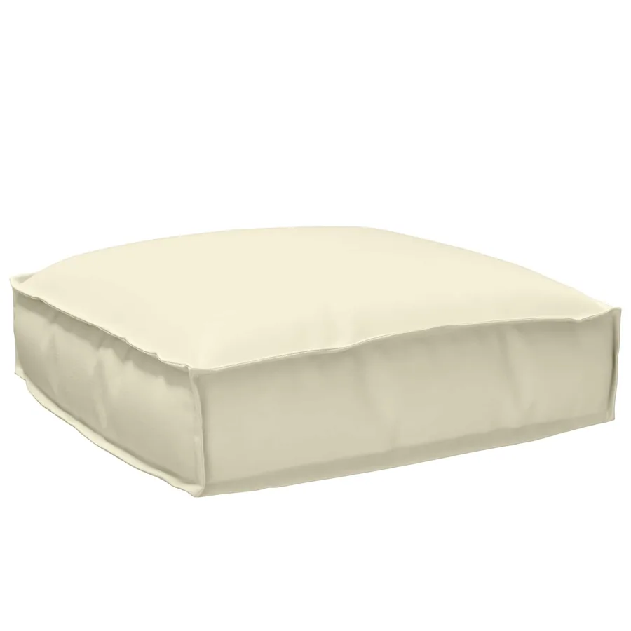 Coussin Crème 50 x 50 x 12 cm Tissu Oxford