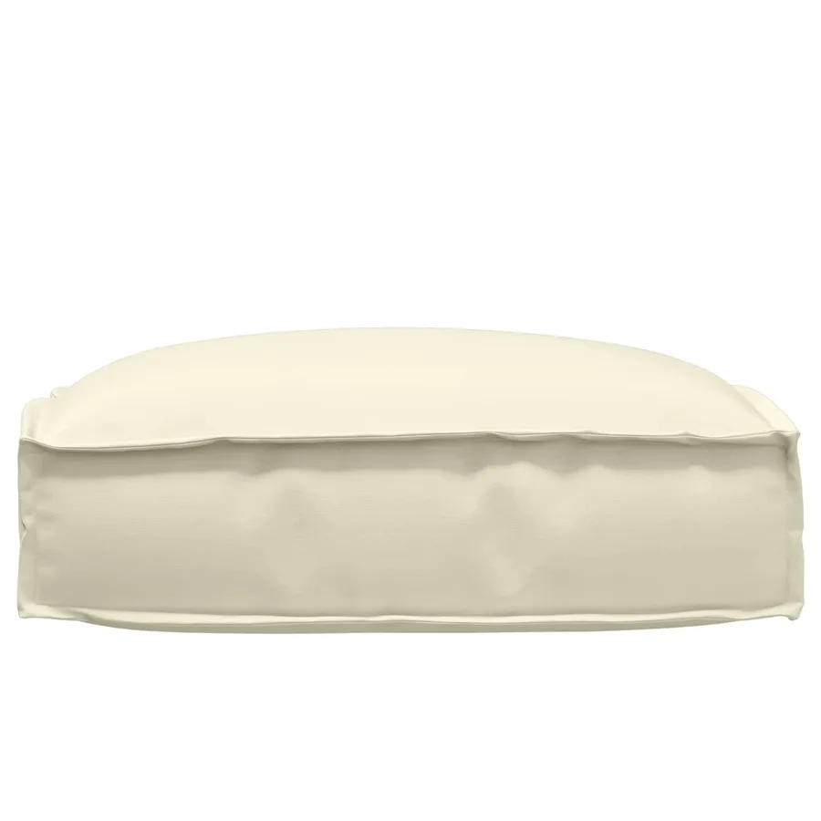 Coussin Crème 50 x 50 x 12 cm Tissu Oxford - 4