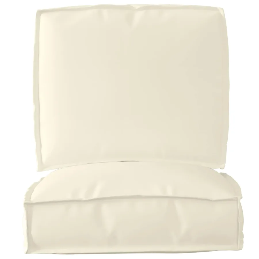 Set de coussins de palette 2 pcs Crème Tissu Oxford - 2