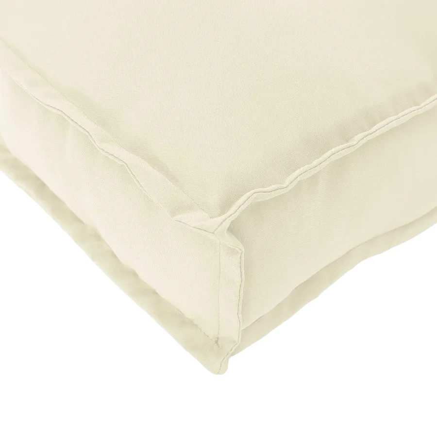 Set de coussins de palette 2 pcs Crème Tissu Oxford - 3