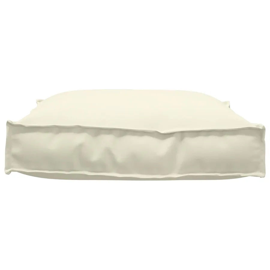 Coussin Crème 70 x 70 x 12 cm Tissu Oxford - 4