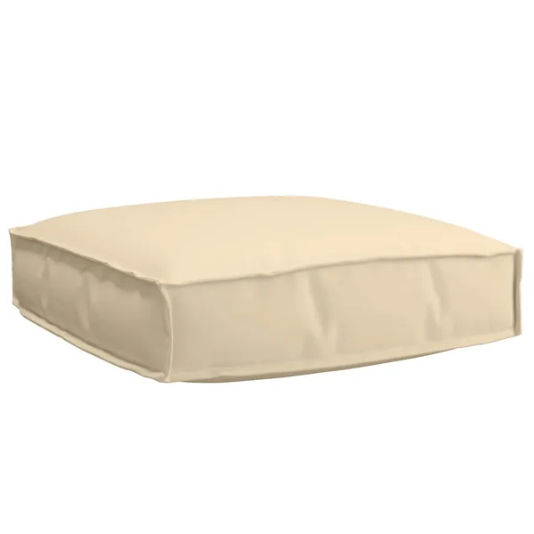 Coussin Beige 60 x 60 x 12 cm Tissu Oxford