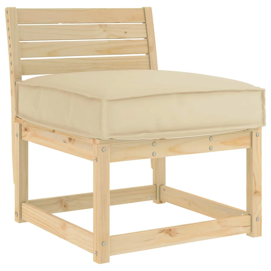 Coussin Beige 60 x 60 x 12 cm Tissu Oxford - 2
