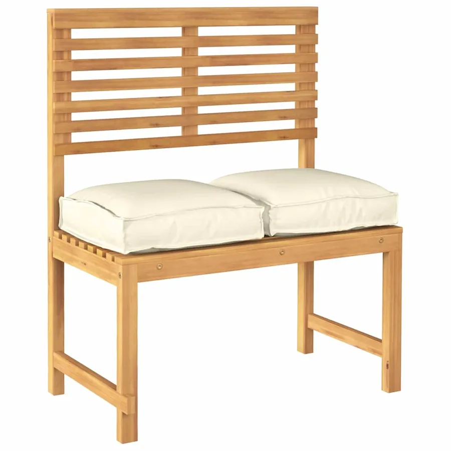 Coussin 2 pcs Crème 40 x 40 x 8 cm Tissu Oxford - 3