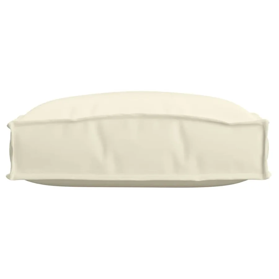 Coussin 2 pcs Crème 40 x 40 x 8 cm Tissu Oxford - 6