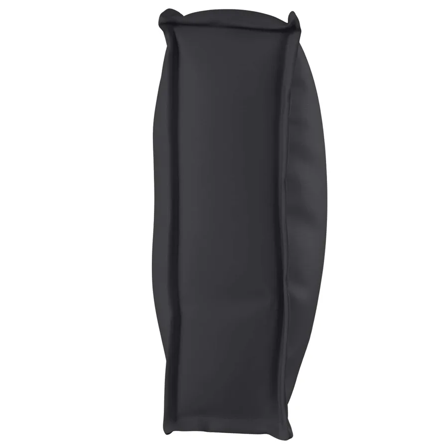 Coussin Noir 120 x 40 x 12 cm Tissu Oxford - 4