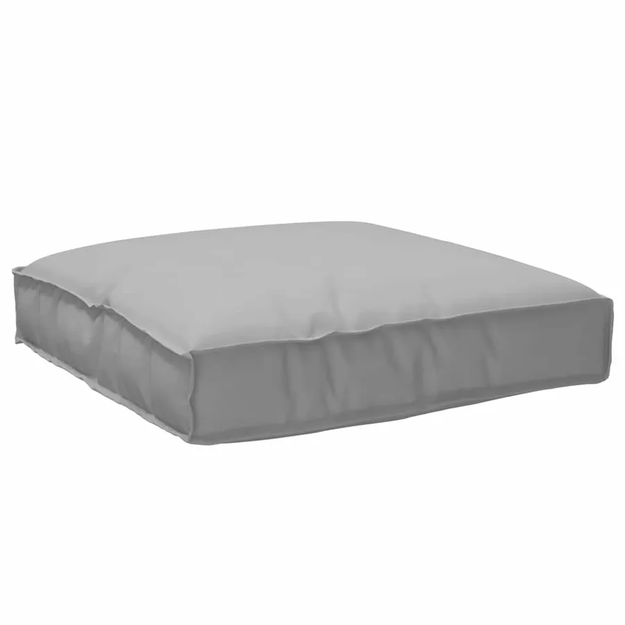 Coussin Gris 80 x 80 x 12 cm Tissu Oxford - 2