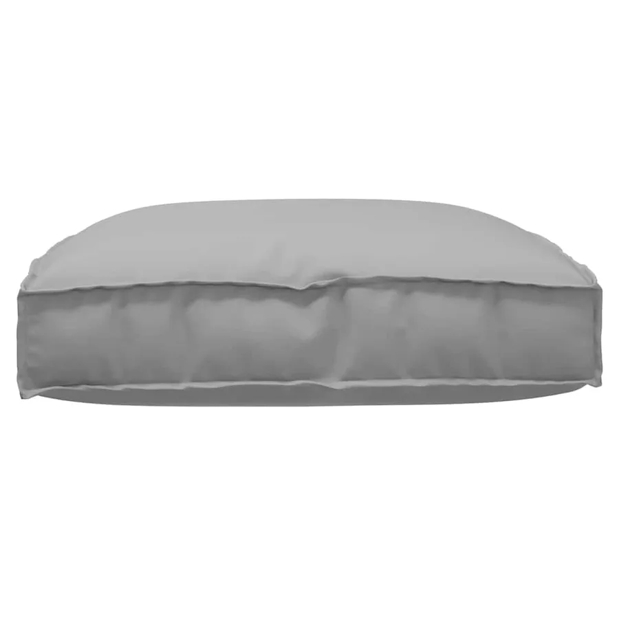 Coussin Gris 80 x 80 x 12 cm Tissu Oxford - 6
