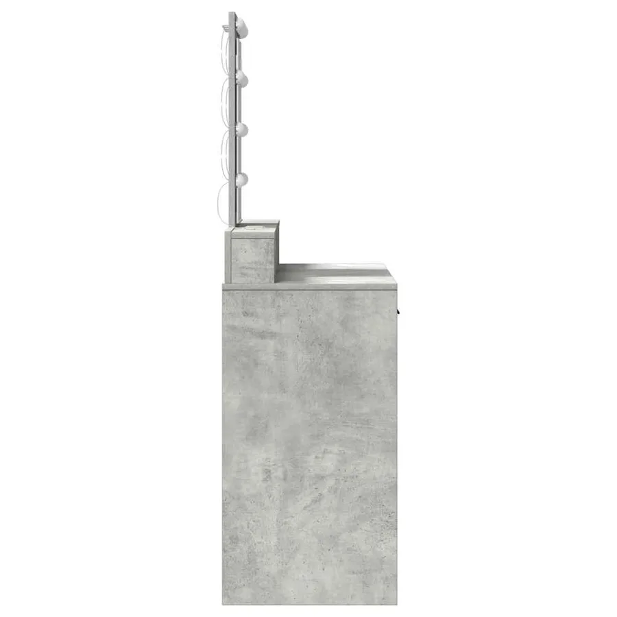 Table de Toilette Gris 100 x 41 x 140 cm Bois d'ingénierie - 6