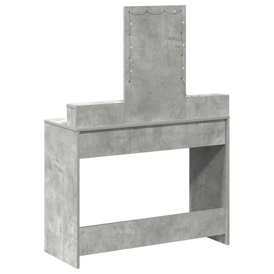 Table de Toilette Gris 100 x 41 x 140 cm Bois d'ingénierie - 7
