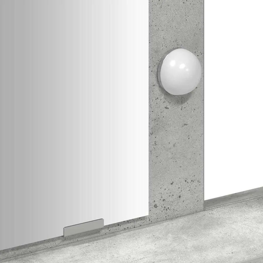 Table de Toilette Gris 100 x 41 x 140 cm Bois d'ingénierie - 9