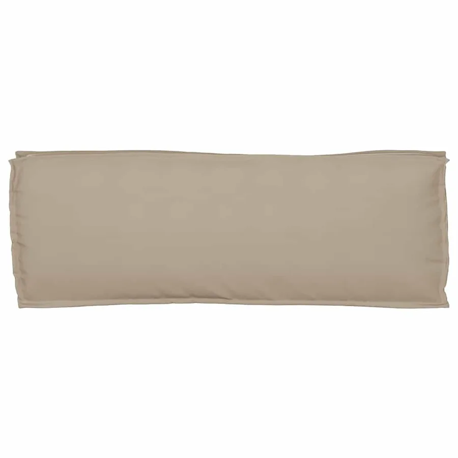 Coussin Taupe 110 x 40 x 8 cm Tissu Oxford - 5