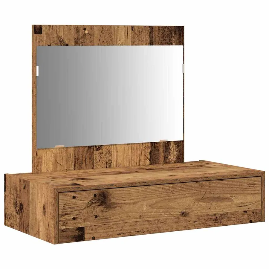 Table de Toilette Marron 83 x 40 x 70 cm Bois d'ingénierie - 2