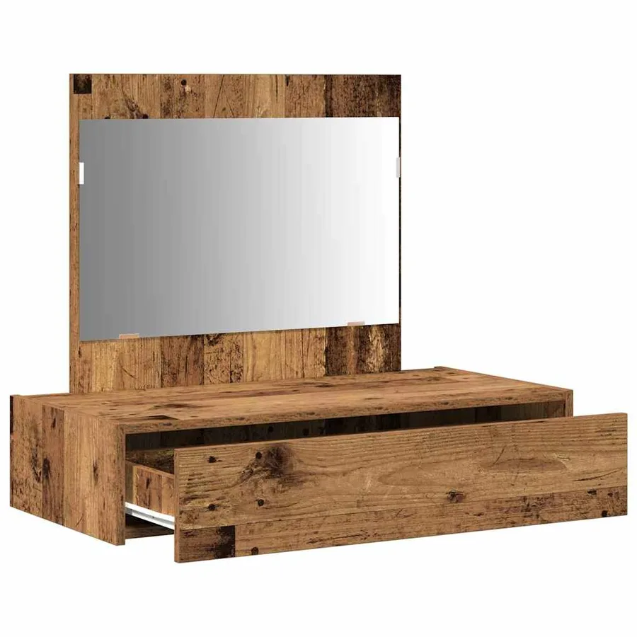 Table de Toilette Marron 83 x 40 x 70 cm Bois d'ingénierie - 5