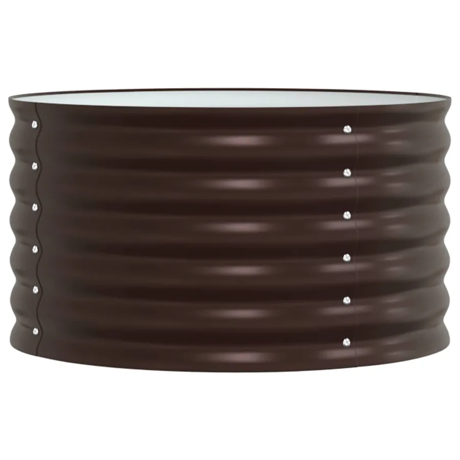 Lit surélevé Marron 80 x 80 x 44 cm Acier