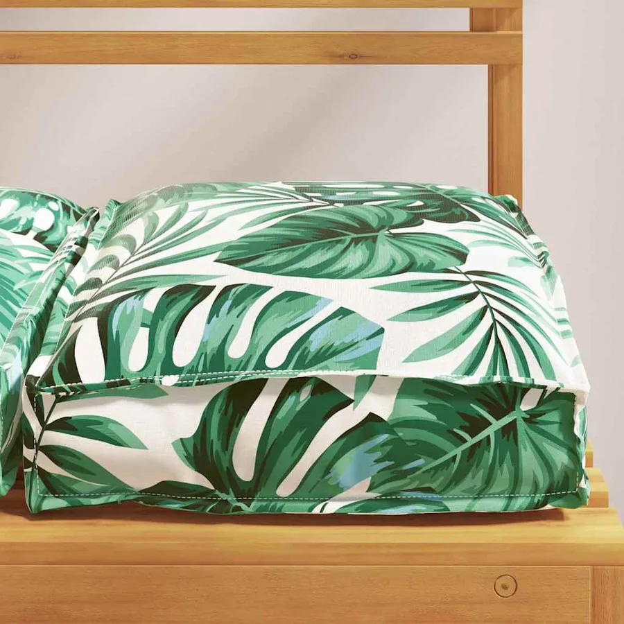 Coussin Feuille 6 pcs Motif feuille 40 x 40 x 8 cm Tissu Oxford - 4