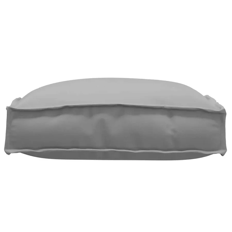 Coussin 4 pcs Gris 40 x 40 x 8 cm Tissu Oxford - 7