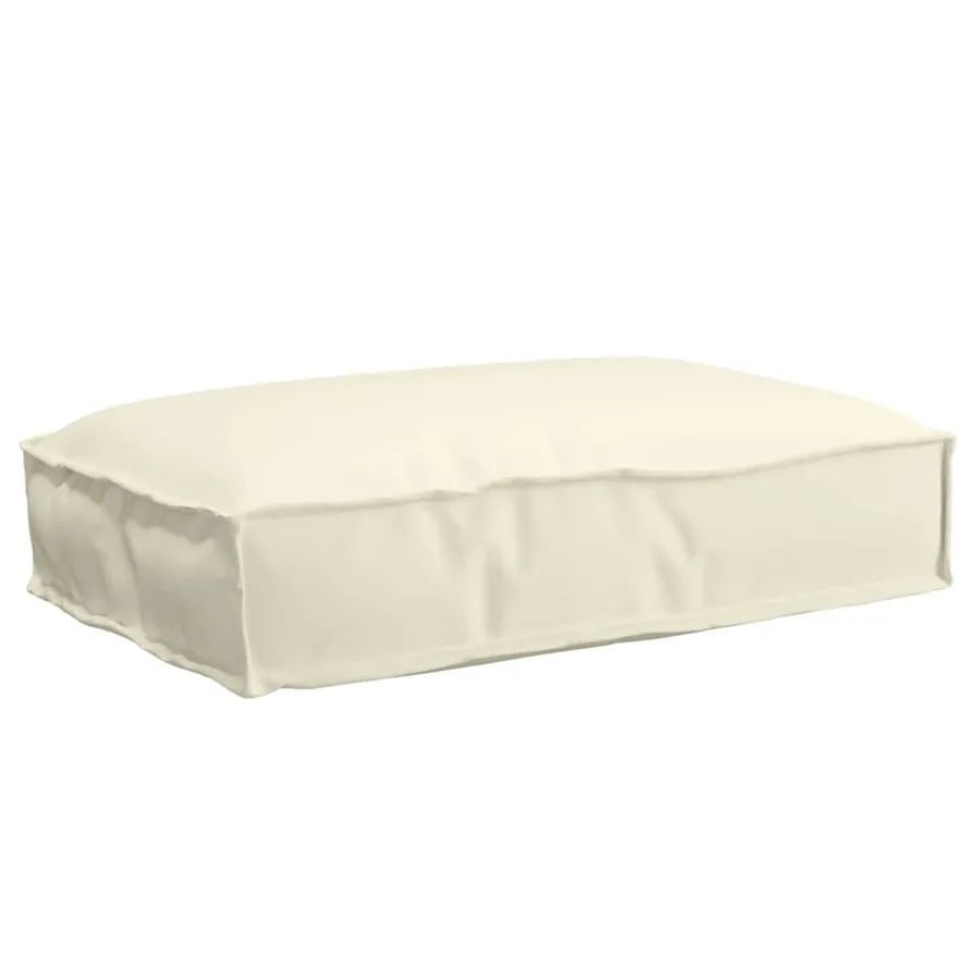 Coussin Crème 60 x 40 x 8 cm Tissu Oxford