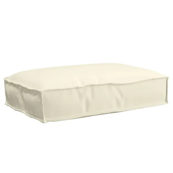 Coussin Crème 60 x 40 x 8 cm Tissu Oxford