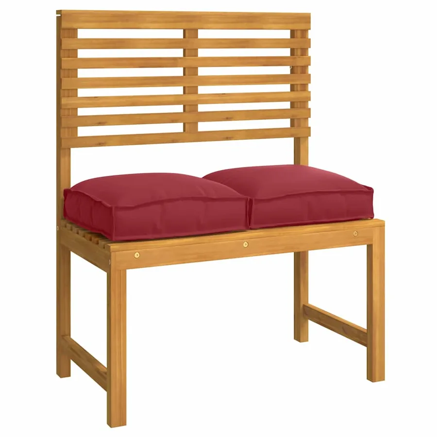 Coussin 4 pcs Bordeaux 40 x 40 x 8 cm Tissu Oxford - 5