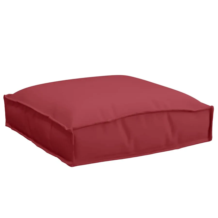Coussin 4 pcs Bordeaux 40 x 40 x 8 cm Tissu Oxford - 6