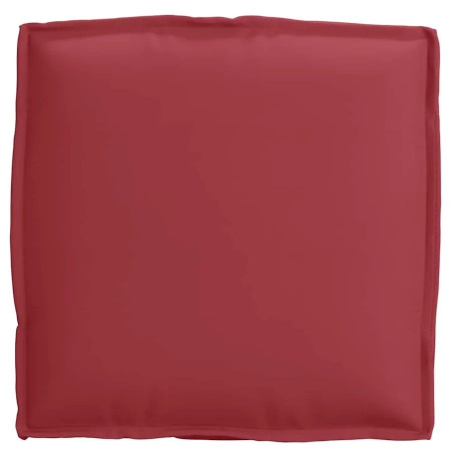Coussin 4 pcs Bordeaux 40 x 40 x 8 cm Tissu Oxford - 9