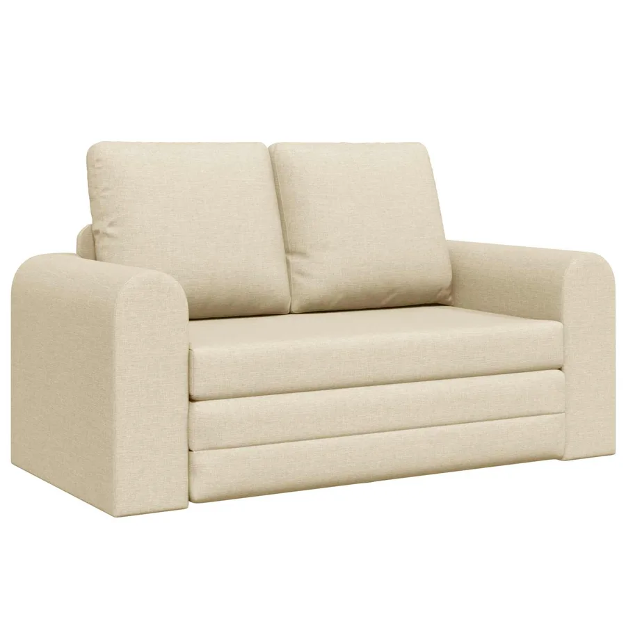 Canapé-Lit 60cm Crème tissu - 2
