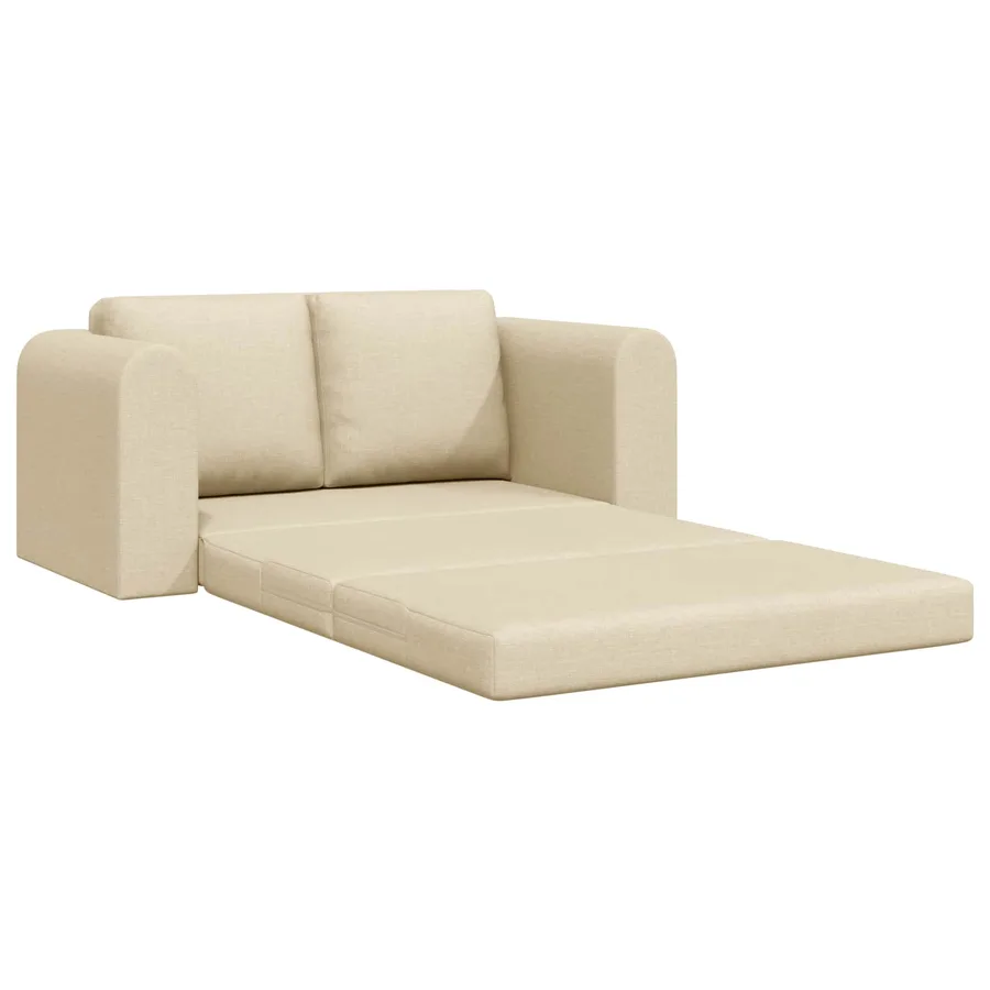 Canapé-Lit 60cm Crème tissu - 4