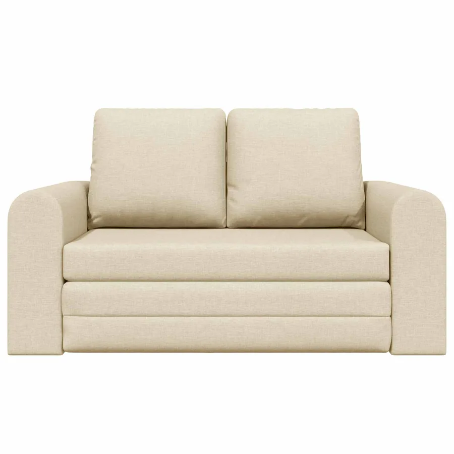 Canapé-Lit 60cm Crème tissu - 5