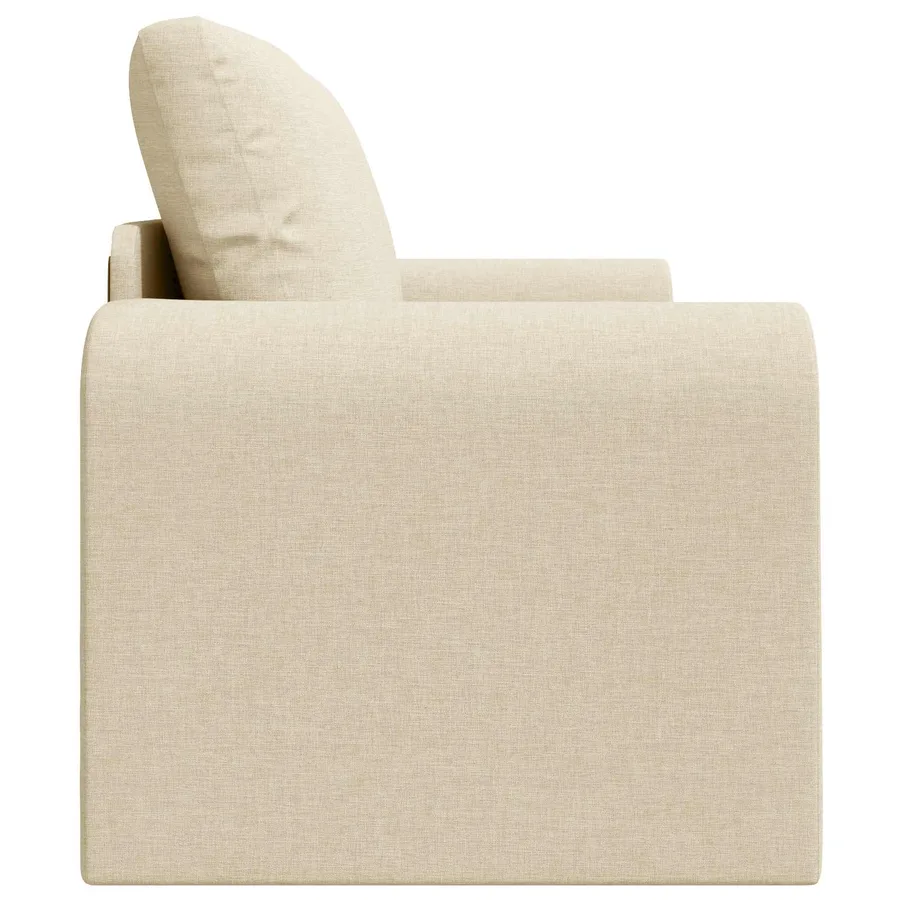 Canapé-Lit 60cm Crème tissu - 6