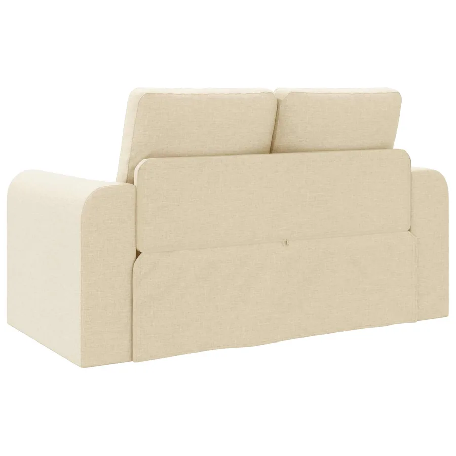 Canapé-Lit 60cm Crème tissu - 7