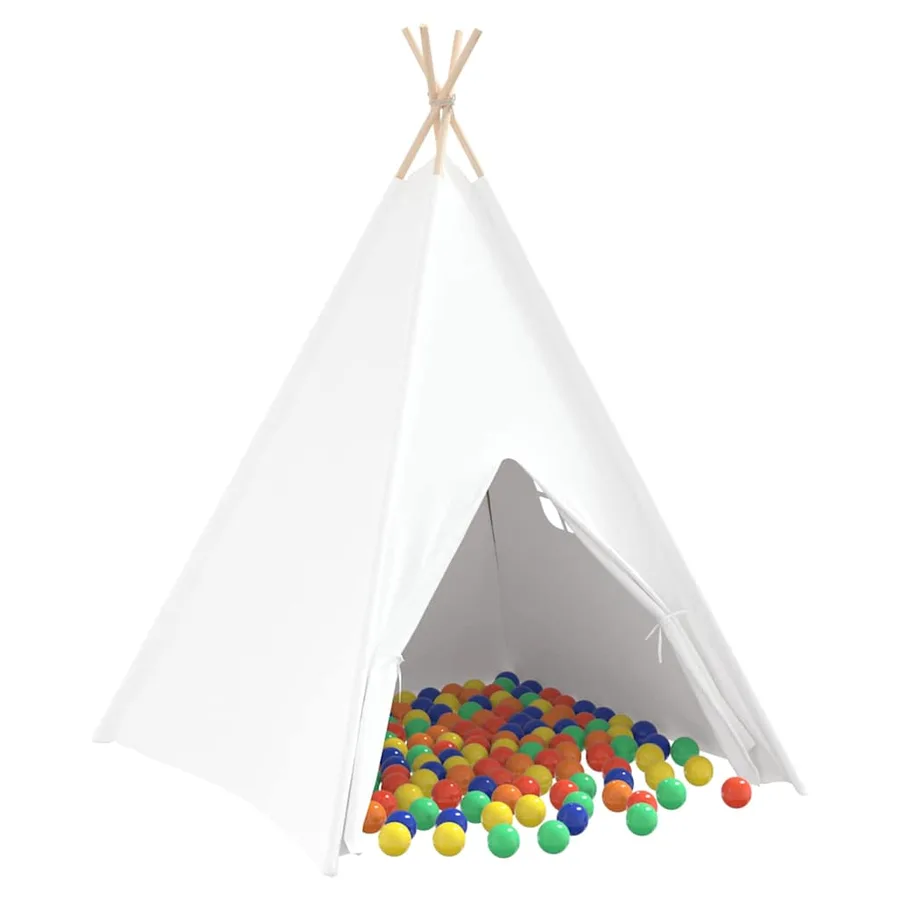 Tente tipi Blanc 120 x 120 x 150 cm Tissu et plastique - 2