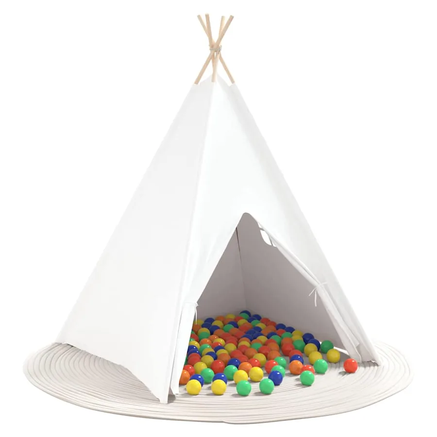 Tente tipi Blanc 120 x 120 x 150 cm Tissu et plastique - 3