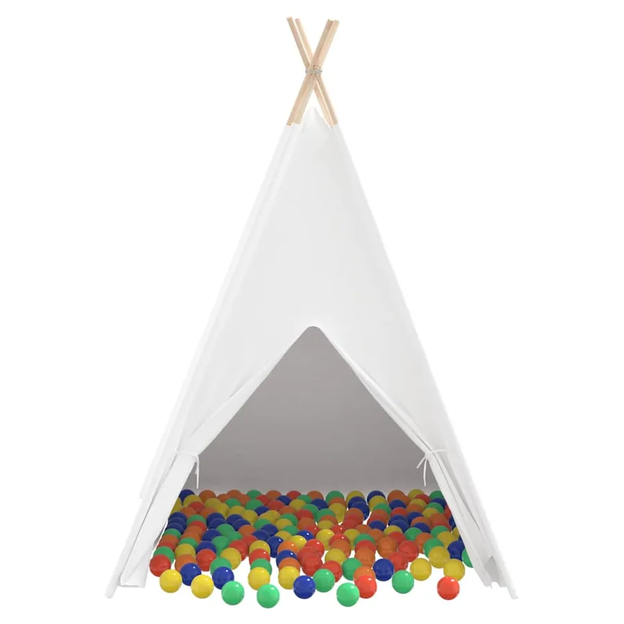 Tente tipi Blanc 120 x 120 x 150 cm Tissu et plastique - 6