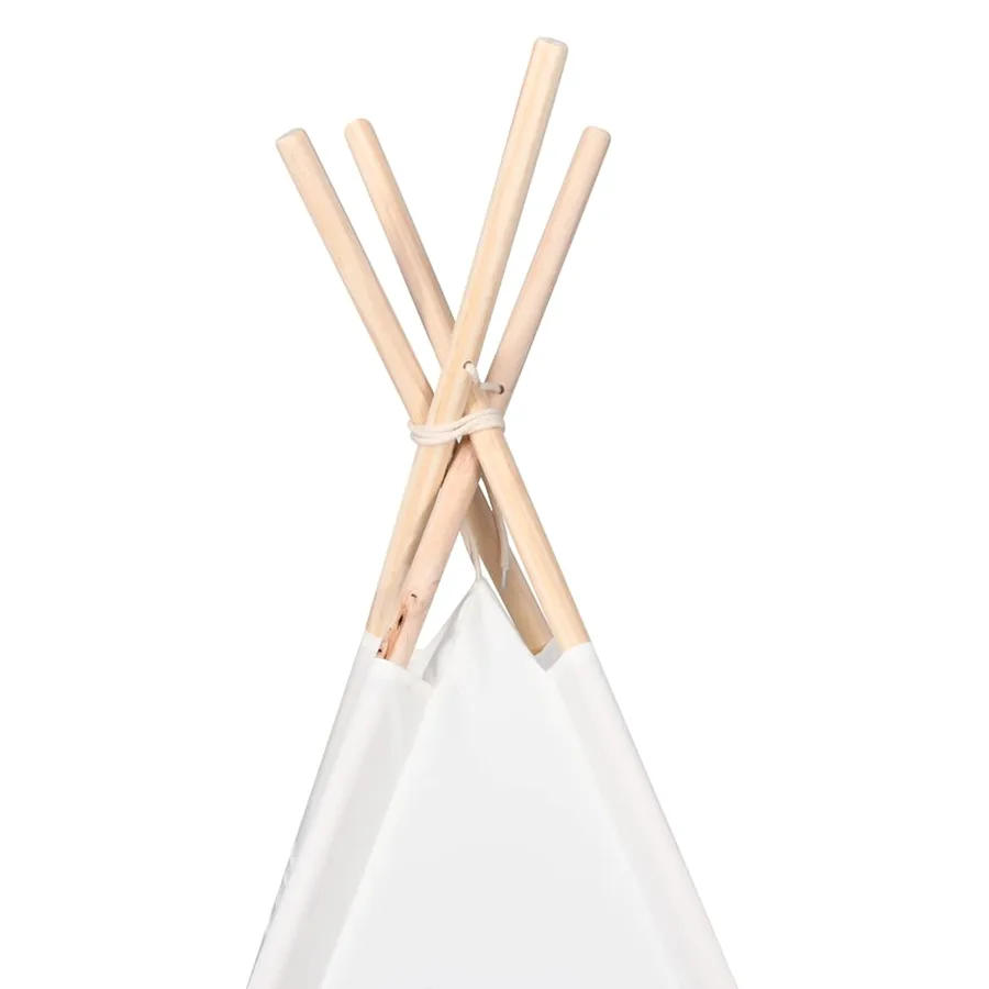 Tente tipi Blanc 120 x 120 x 150 cm Tissu et plastique - 7