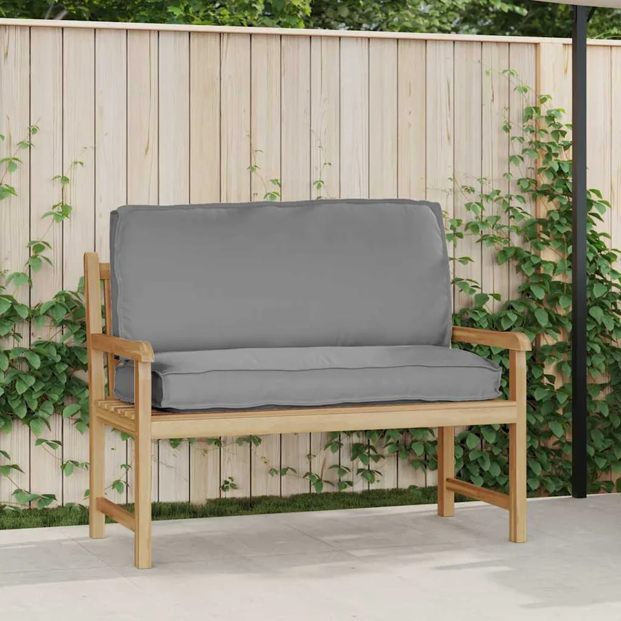 Coussin Gris 120 x 50 x 12 cm Tissu Oxford - 3