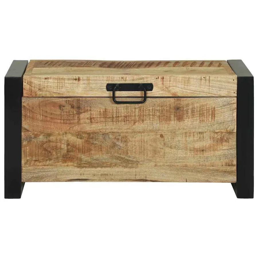 Coffres de rangement 60 x 30 x 30 cm Bois de manguier massif - 5