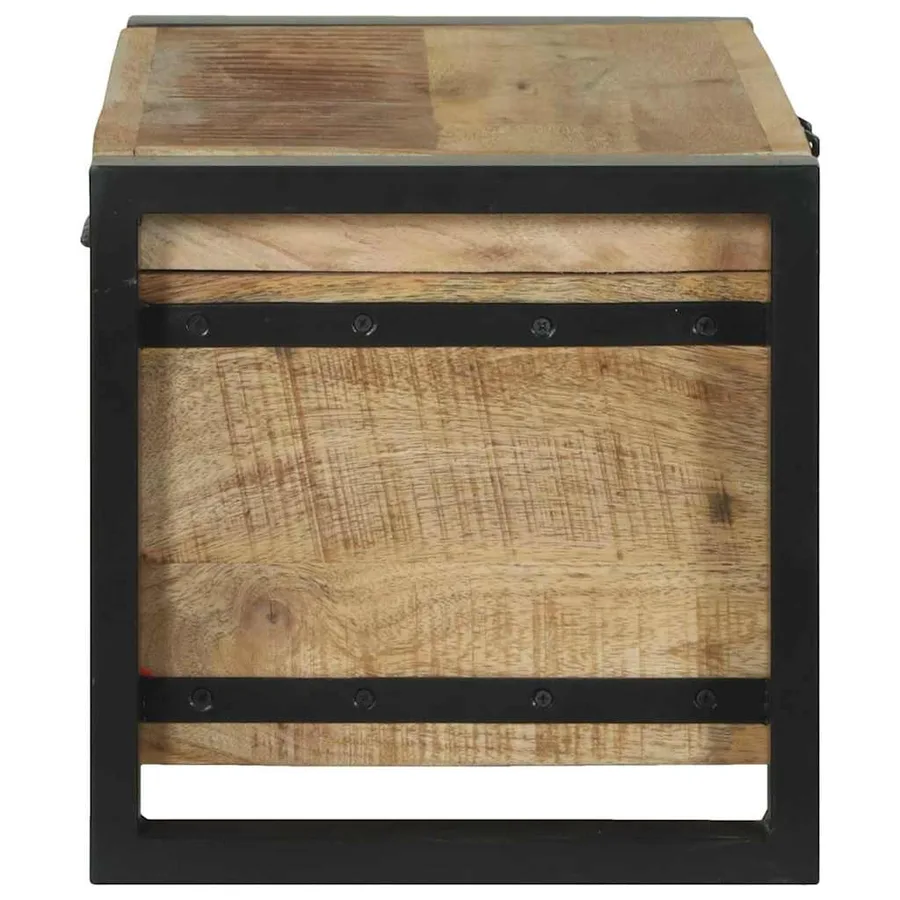 Coffres de rangement 60 x 30 x 30 cm Bois de manguier massif - 6
