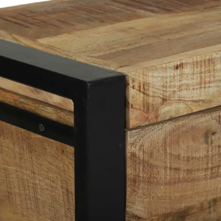 Coffres de rangement 60 x 30 x 30 cm Bois de manguier massif - 8