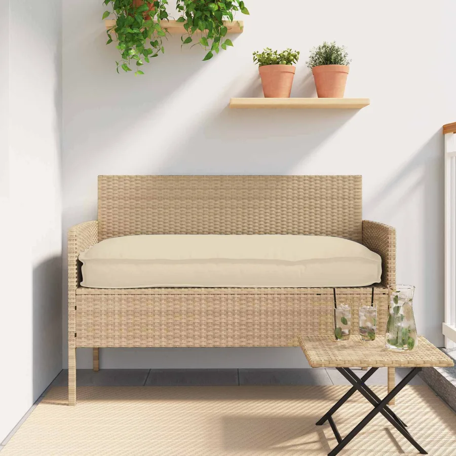 Coussin Beige 120 x 60 x 12 cm Tissu Oxford - 3