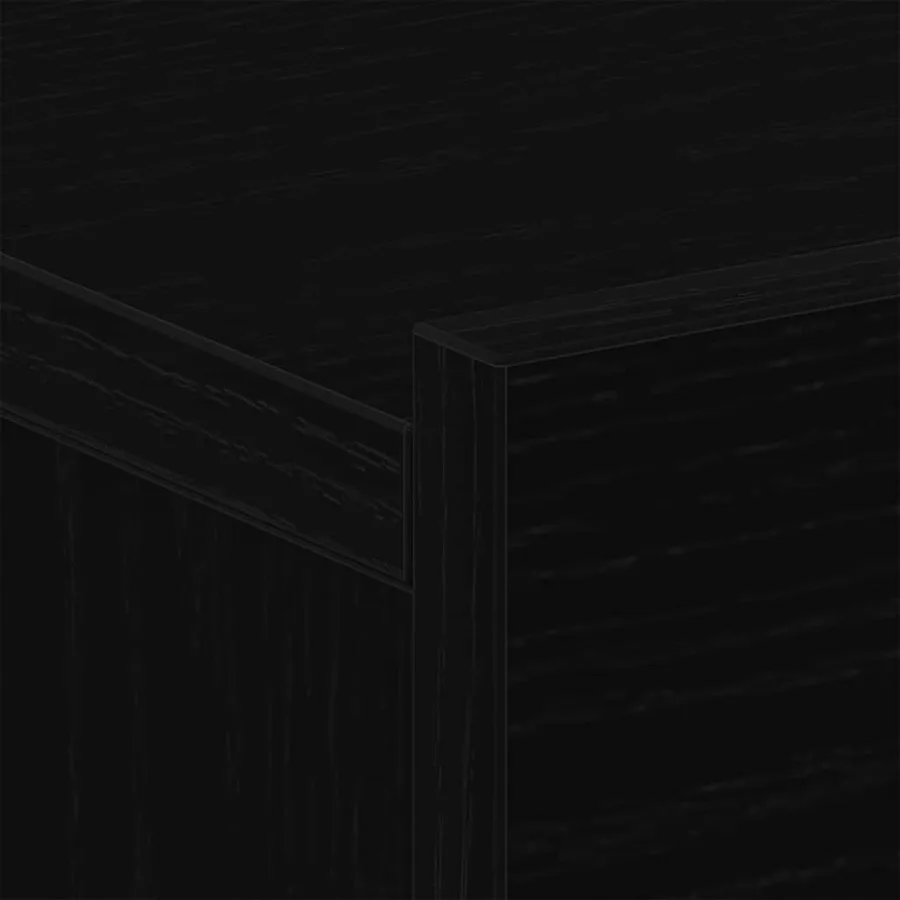 Cabinet de chevet avec tiroir 2 pcs Chêne noir 40 x 30 x 30 cm - 10