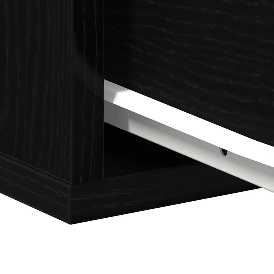 Cabinet de chevet avec tiroir 2 pcs Chêne noir 40 x 30 x 30 cm - 11
