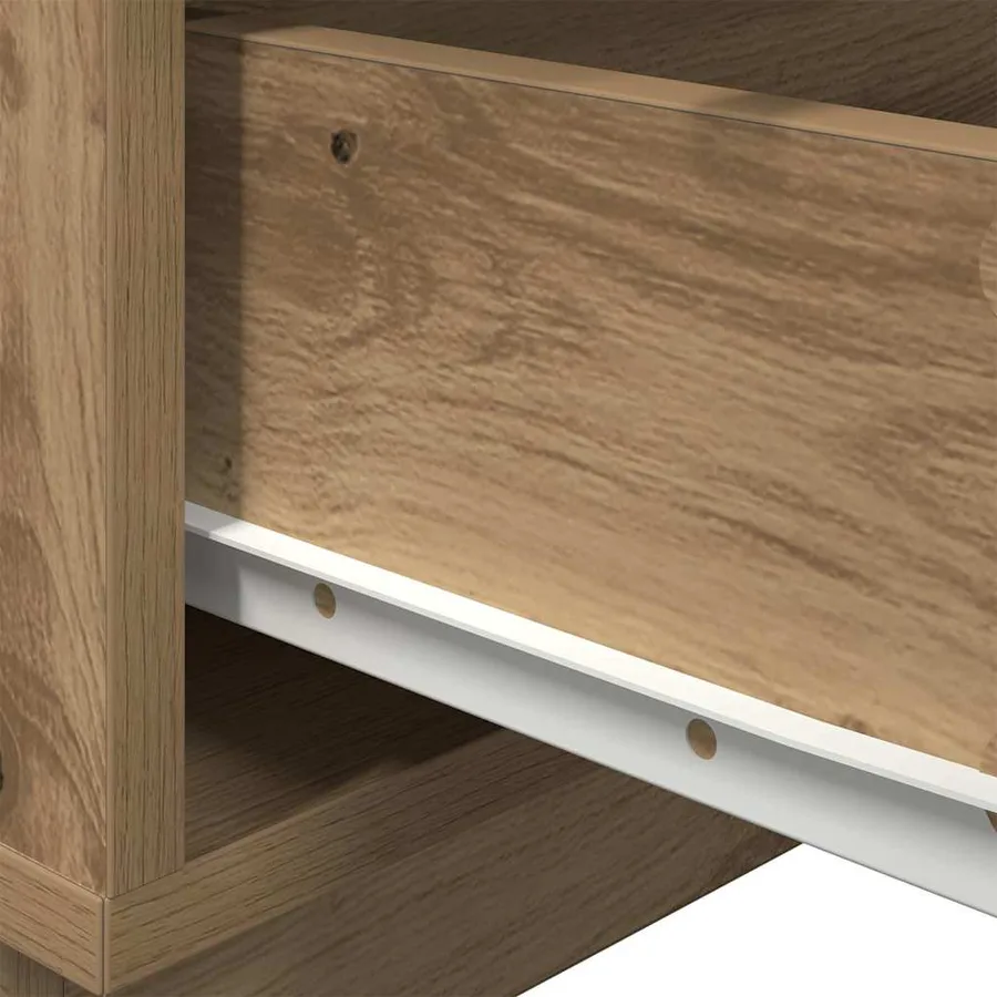 Cabinet de chevet Chêne artisanal 70 x 36 x 40,5 cm - 10