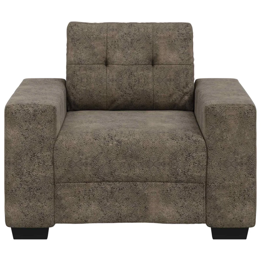 Fauteuil gris foncé 59 cm similicuir - 4