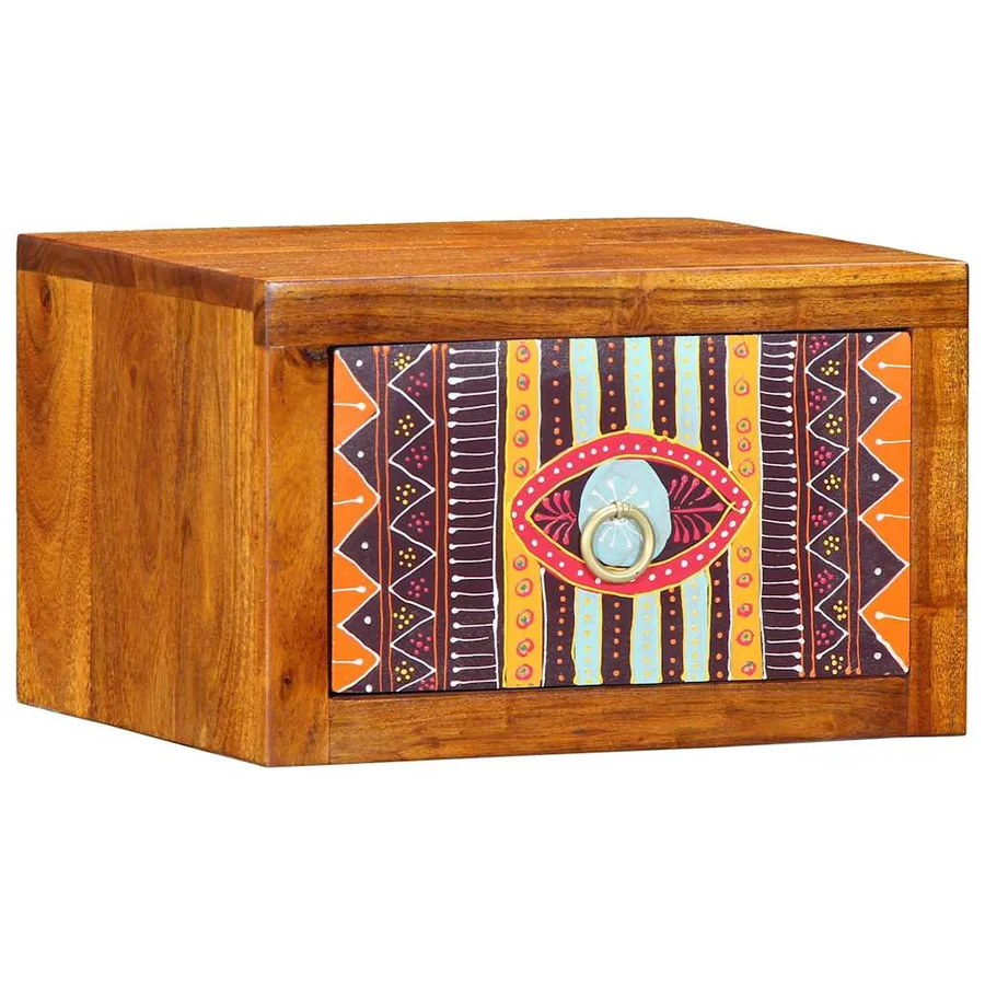 Cabinet de chevet avec tiroir 2 pcs Marron 35 x 30 x 22 cm - 3
