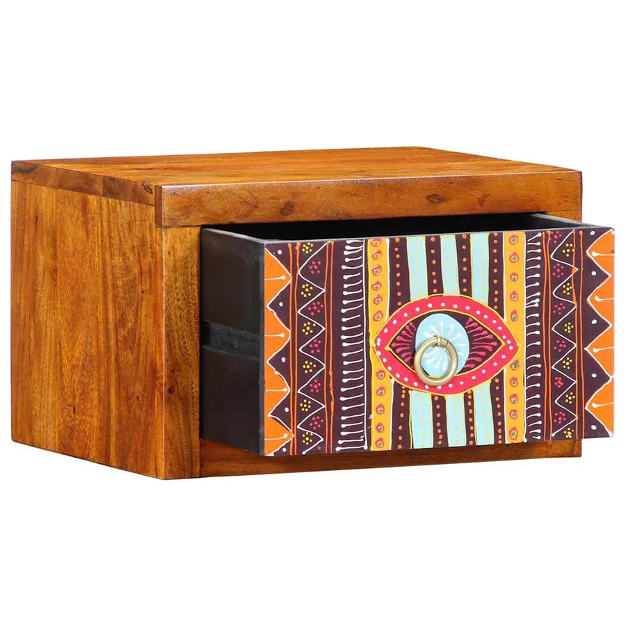 Cabinet de chevet avec tiroir 2 pcs Marron 35 x 30 x 22 cm - 4