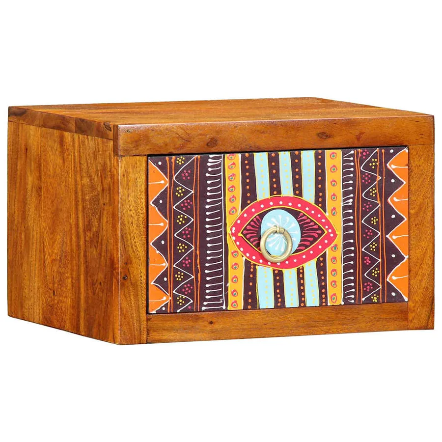 Cabinet de chevet avec tiroir 2 pcs Marron 35 x 30 x 22 cm - 5