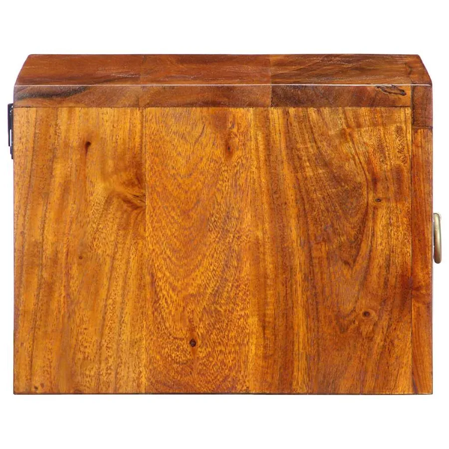 Cabinet de chevet avec tiroir 2 pcs Marron 35 x 30 x 22 cm - 7