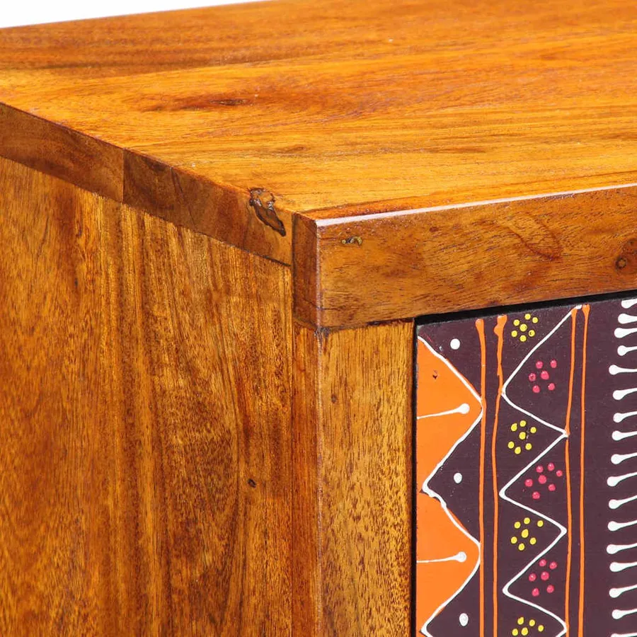 Cabinet de chevet avec tiroir 2 pcs Marron 35 x 30 x 22 cm - 9